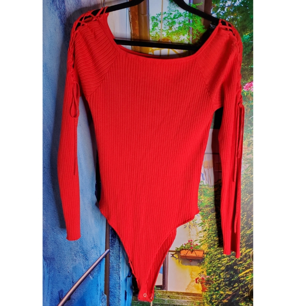 Forever 21 - Plus Size - Red Bodysuit